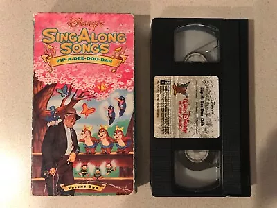$11.99 • Buy Disney's Sing Along Songs Zip-A-Dee-Doo-Dah - Song Of The South Volume 2 (VHS)