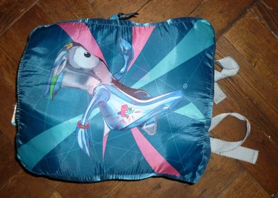 JUNIOR SLEEPING BAG In Rucksack - London 2012 Olympics  - Mandeville - UNUSED. • £14