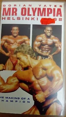  Rare Bodybuilding Vhs Tape 'dorian Yates Mr Olympia Helsinki 1992' • £5