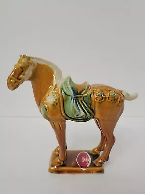 £36.74 • Buy Tang Dynasty Majolica Sancai Luoyang Drip Glaze War Horse 1950s Vintage Chinese