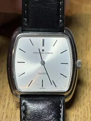 UNIVERSAL GENEVE Vintage Watch Silver Dial 33mm Square Arm 17cm Swiss Made • $159