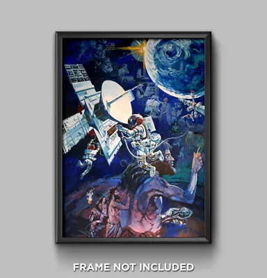 Spaceship Earth Mural Epcot Center Poster Print Disney Future World Art 3185 • $29.95