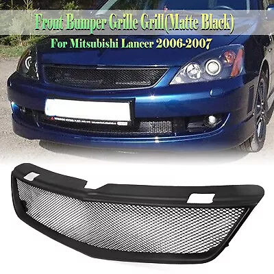 Fiberglass Front Bumper Upper Grille Mesh For Mitsubishi Lancer 2006-2007 • $135.20