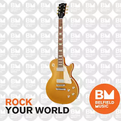 Gibson Les Paul Deluxe 70s LP Electric Guitar Goldtop - LPDX00GTCH1 - Brand New • $5199