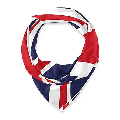 Union Jack Cotton Bandana British Flag Head Neck Scarf Gift Top • £2.24
