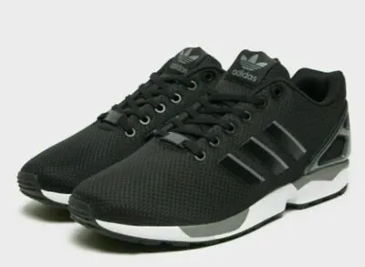 Black Adidas Originals ZX Flux FY1453  Men Size US 8 • $139