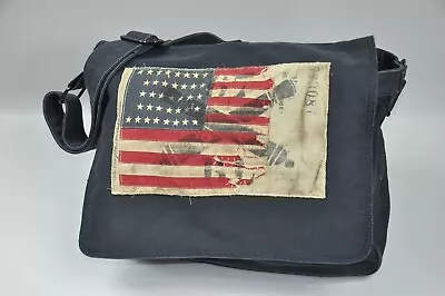 Vintage Polo Ralph Lauren USA Flag Messanger Bag • $115