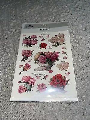 Hallmark Vintage 1995 Marjolein Bastin Roses Stickers STILL SEALED IN PKG! • $24.99