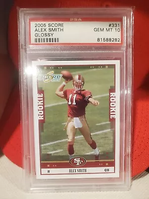 $26.99 • Buy Alex Smith PSA GEM MT 10 2005 Score #331 Glossy Variation POP 166