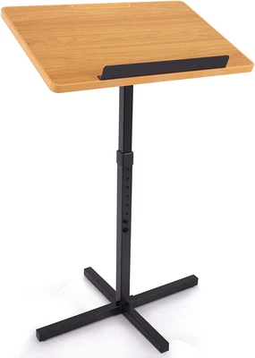 $76.80 • Buy Portable Floor Lectern Podium Stand-Height Adjustable Steady Standing Design Tea