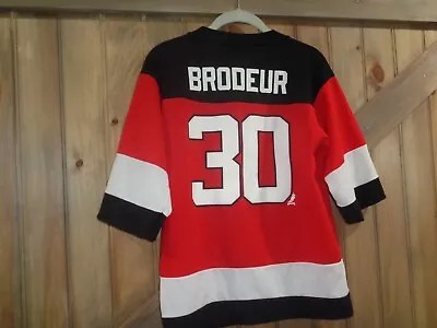 New Jersey Devils Brodeur  Logo 7 Made In Usa  Jersey Boys Size Large • $24.99