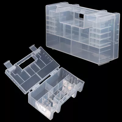 Plastic Battery Box Storage Case Holder Organizer For AA AAA C D 9V Battery • $10.28