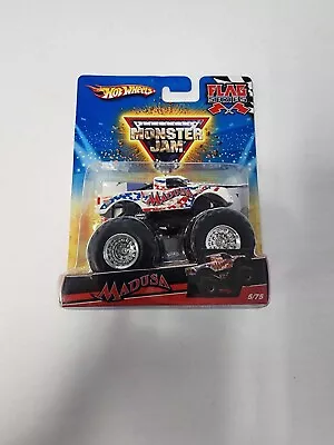 Hot Wheels Monster Jam MADUSA STARS & STRIPES 2010 FLAG SERIES 5/75 - 1:64scale • $26.99