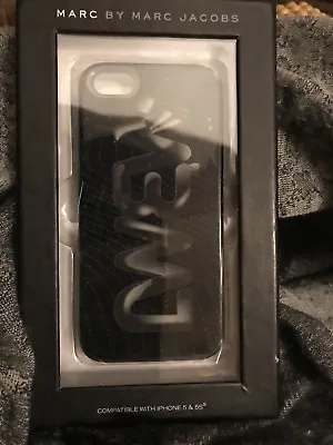 NEW Marc By Marc Jacobs MBMJ Logo Black Metallic IPhone 5/5s Case • $3.99