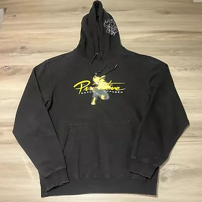 Naruto Shippuden Black Hoodie Hooded Sweatshirt Mens Medium Anime Promo EUC • $24.95