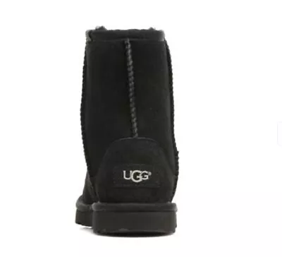 UGG Kids Classic II Fur-Lined Ankle Boots 1017703K-BLK Brand New • $79