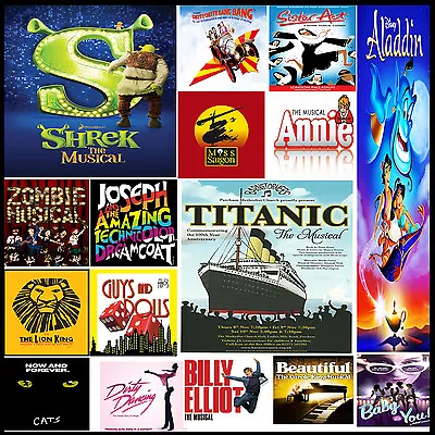 £4.65 • Buy A3 Size - MUSICAL MUSIC THEATRE POSTERS -  Wall Art Prints Home Decor #20