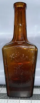 Rare Koken Barbers Supply Co KBSCO St. Louis Missouri Barbershop Acroline Bottle • $129