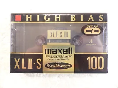 1 Single Maxell XL II - S Type II 100 Minute High Bias CD Cassette Tape NEW! • $7.49