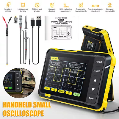 FNIRSI-DSO 152 Digital Handheld Oscilloscope 200KHz Analog Bandwidth 2.5MS/s UK • £27.99