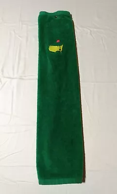 Masters Golf Towel Folded Bag Towel Green Augusta National • $24.99