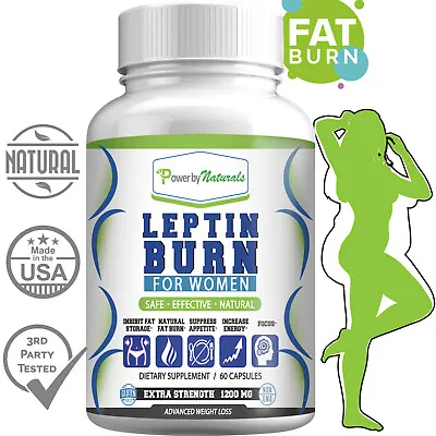 Leptin Burn For Women Diet Pills That Work Fast For Women Appetite Suppressant • $19.95