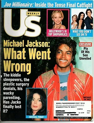 US Weekly Magazine February 24 2003 Michael Jackson Jennifer Garner Ben Affleck • $8.89