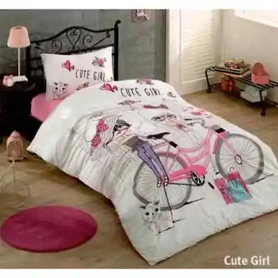 Kristal Cute Girl Single Teenage Duvet Cover Set • $68.90