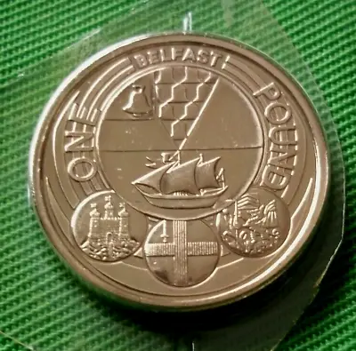 2010 Gb City Series Belfast £1 One Pound Coin  - Bunc - • £9