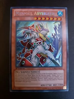 Mermail Abyssleed CBLZ-EN034 Secret Rare 1st Edition Yugioh NM • $12.99