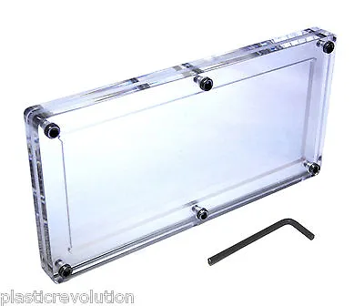 Acrylic Single Bank Note Frame Plastic Money Holder Currency Display Dollar Case • $28.99