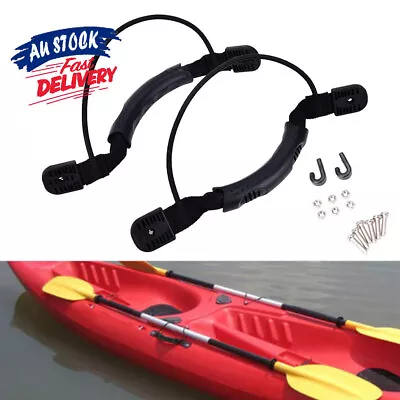 2PCS Cord Accessories With Bungee Boat Side Mount Kayak Handle Canoe • $15.39