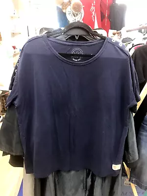 MK Michael Kors Woman's Navy Blue T-Shirt Size L • $15.99