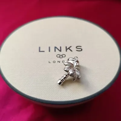 Links Of London Silver Palm Tree Charm New In Original Pack • £49.99