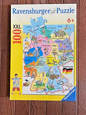 Ravensburger Puzzle 100XXL Pieces DEUTSCHLAND Map 2005 - Rare • $19.99