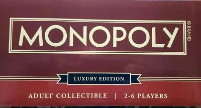 Monopoly Luxury Edition Adult Collectible Wooden Game Board Blue Face Brand New  • $175