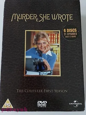 Murder She Wrote (1984) Season 1 Angela Lansbury (DVD  R2 2005 PG) ~4673 • £8.49