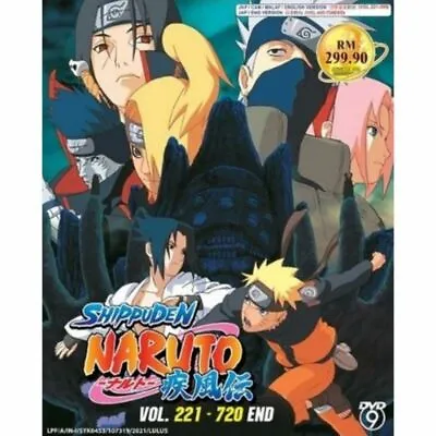 English Dubbed Naruto Shippuden Complete Series Episode 1-500 All Region DVD • $118.99