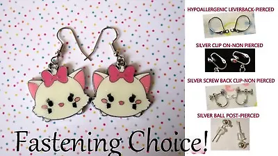 Marie Earrings OR Necklace Tsum *OPTIONS* Hypoallergenic OR Clip On • $9.77