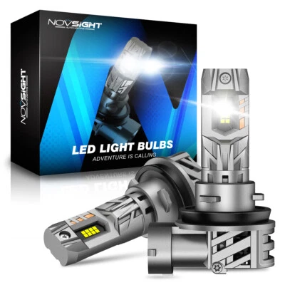 NOVSIGHT H11 H9 H8 LED Headlight Bulbs High Low Beam 16000LM 6500K Cold White AU • $31.89