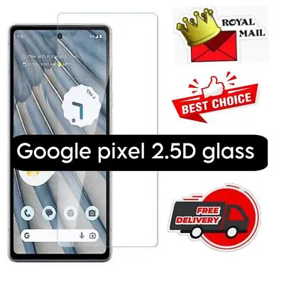 Full Screen Protector 2.5D Tempered Glass For Google Pixel 6/6A/7/7A/8A • £2.99