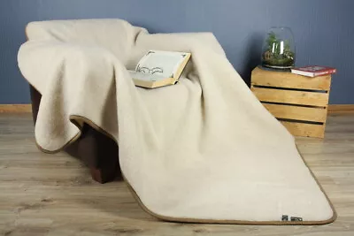 £69 • Buy Merino Wool Blanket All Sizes WOOLMARK 100% Natural Throw
