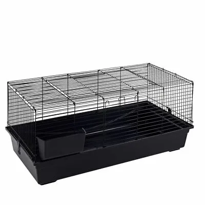 £54.99 • Buy Extra Large Rabbit Cage 120cm Pet Guinea Pig Plastic Metal Indoor Blue Or Black