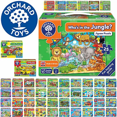£10.99 • Buy Orchard Toys First Children Jigsaws - Educational Puzzle For Ages 3-9 MADE IN UK