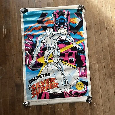 Original Marvel Poster Silver Surfer 1970 Jack Kirby Marvelmania Vintage • $249.99