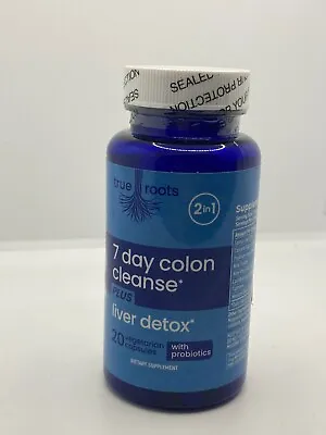 True Roots 7 Day Colon Cleanse Plus Liver Detox Dietary Supplement - Exp: 10/24 • $9.40