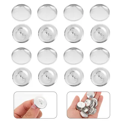  2 Sets Covered Button DIY Self Tool Parts Metal Base Supplies • £9.07