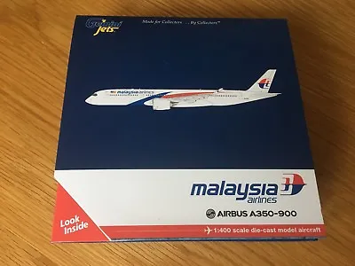 MALAYSIA Airbus A350-900 Diecast Model 1:400 Gemini Jets GJMAS1742 9M-MAB - A350 • £49.99