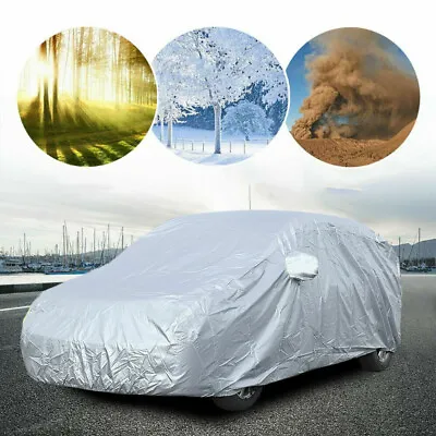 $42.87 • Buy Waterproof Full Car Cover For SUV Truck Van Out Door Anti Snow Ice UV Ray Cover
