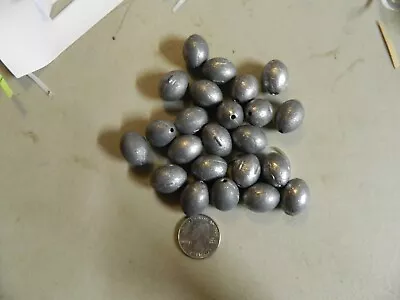 50 1 Oz Egg Sinkers For Fishing  Other Sizes Avaible Also • $16.89